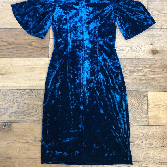 Eliza J Off The Shoulder Velvet Cocktail Dress 0 - Picture 9 of 12